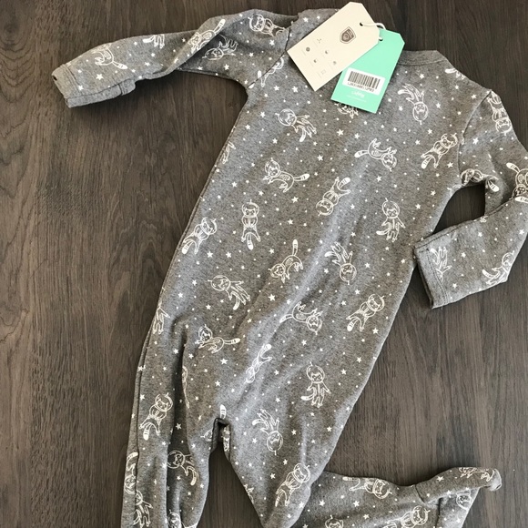 🎉HP🎉Lifely Grey Astronaut onesie 9-12mo NWT - Picture 3 of 8